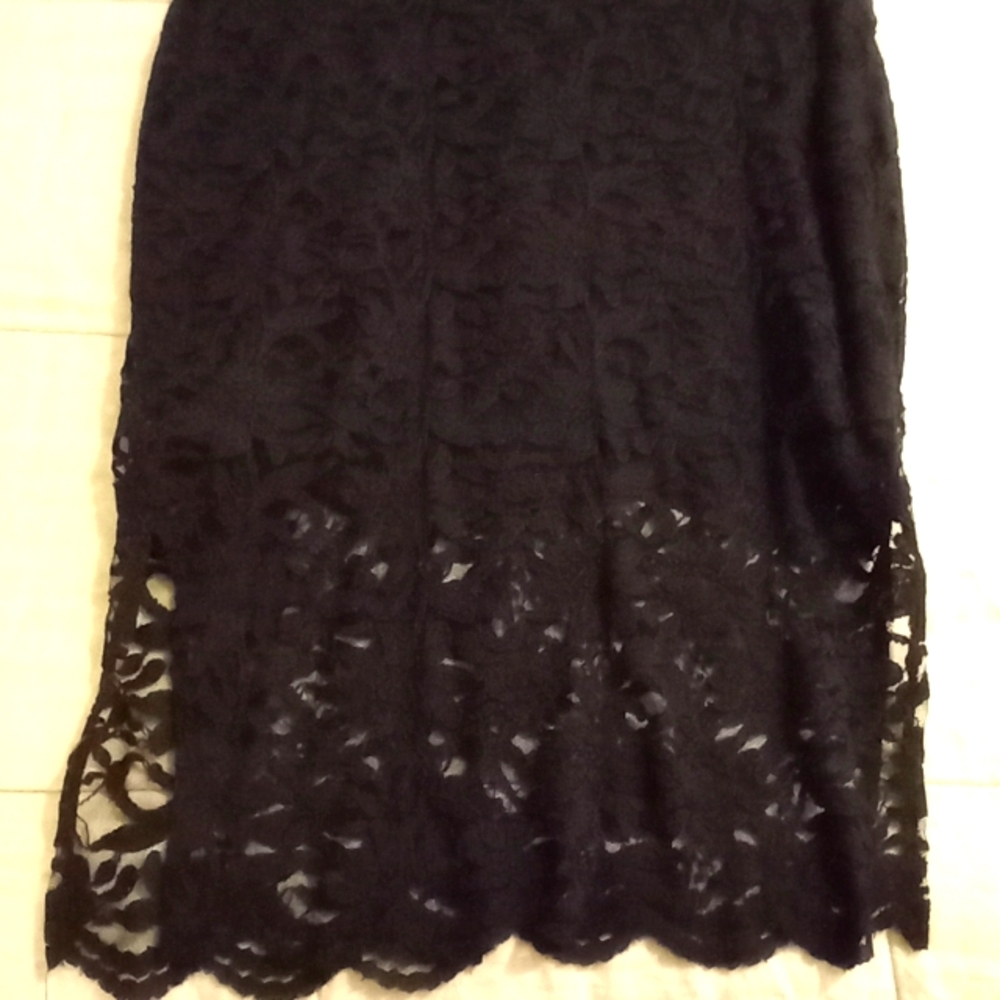 Torrid Floral Lace Pencil Skirt